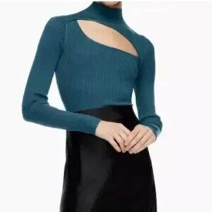 Aritzia Babaton Imprint Sweater - Dark Teal (XS)